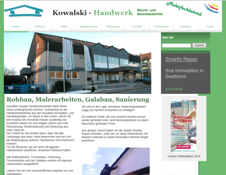 Kowalski Gruppe Bauunternehmnen Malerbetrieb Trockenbauer Tiefbauer04